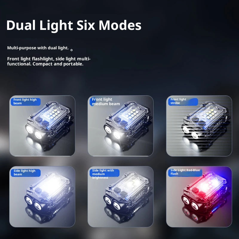 ポータブルキーチェーン懐中電灯 – USB充電式で集中力を高める高出力トーチ