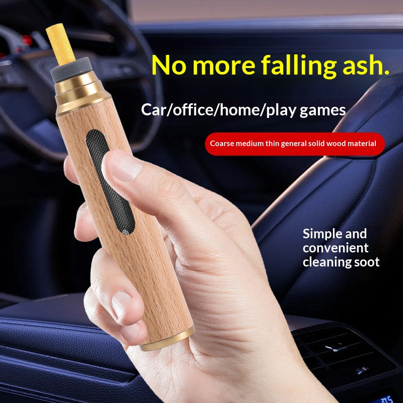 ポータブル無煙ミニ灰皿 - 車や屋外での使用に適した臭気ロック設計