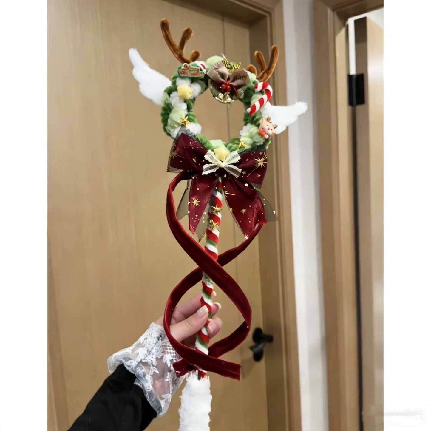 🎄Christmas Pipe Cleaner Magic Wand & Reindeer DIY Craft Kit
