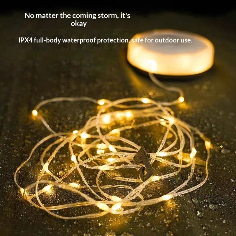 🌟 ポータブル LED キャンプ用ストリングライト