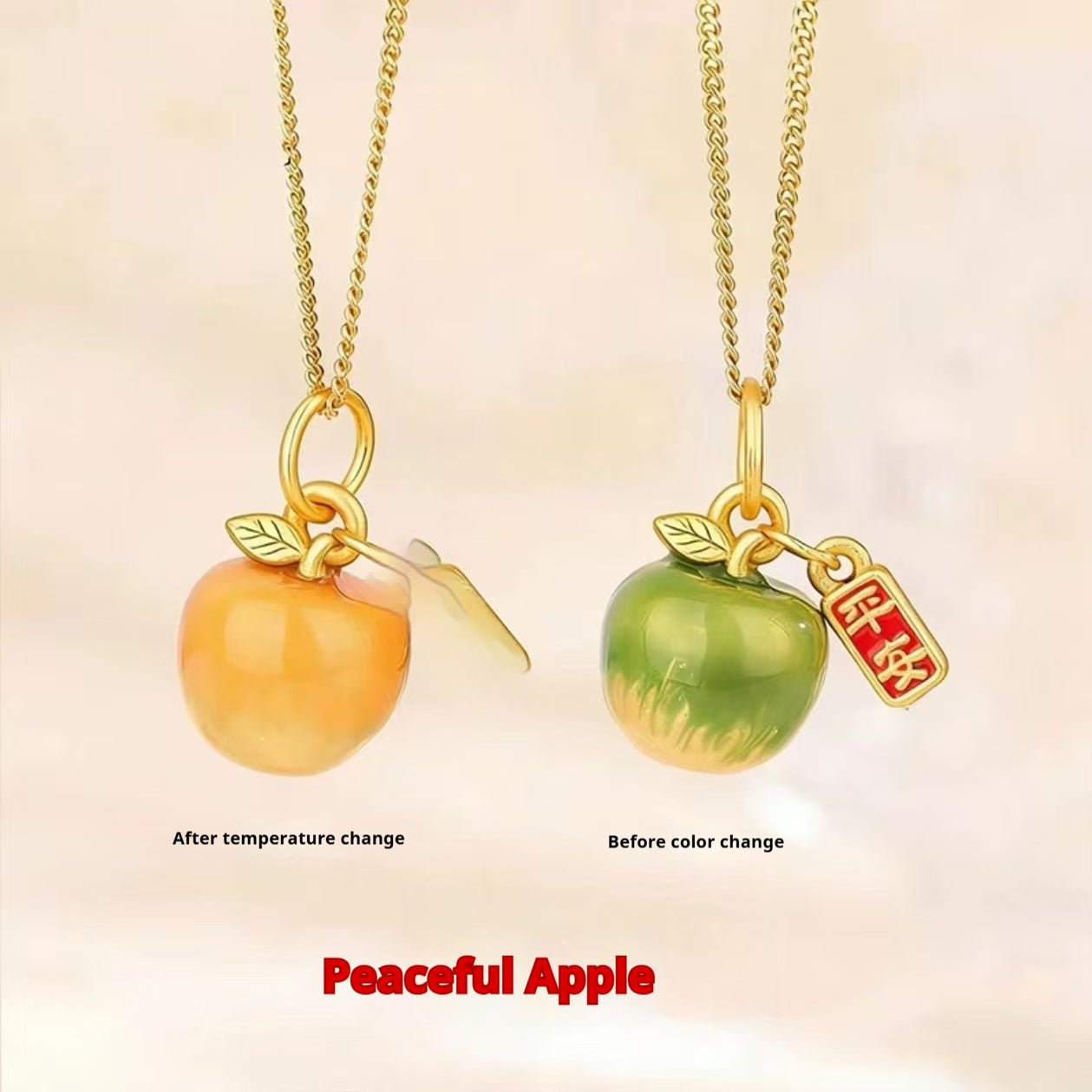 🍎 クリスマスピースアップルネックレス（クリスマス前限定販売）