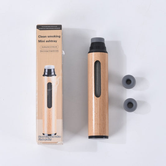ポータブル無煙ミニ灰皿 - 車や屋外での使用に適した臭気ロック設計