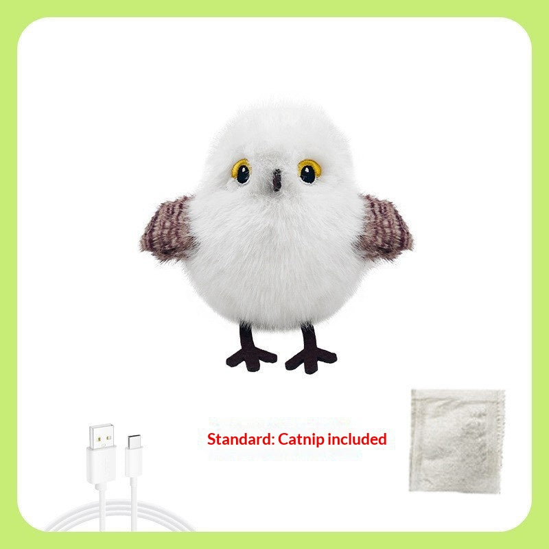 🐾 Cat Toy – Wiggly Bird | Automatic Sound & Motion Pet Teaser