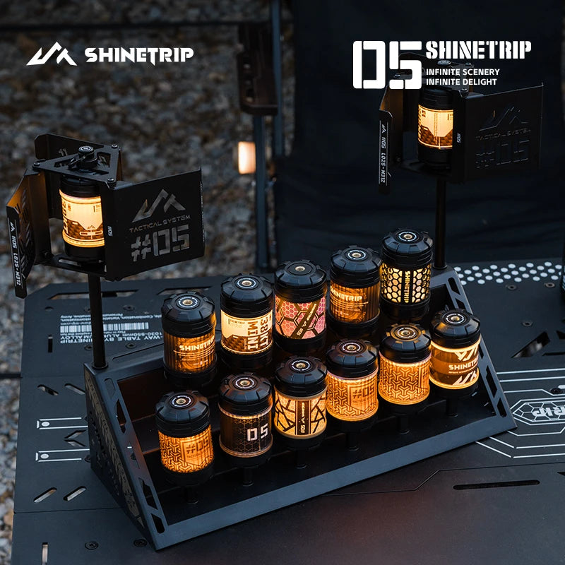 🔆 LEDキャンプ用回転ライト