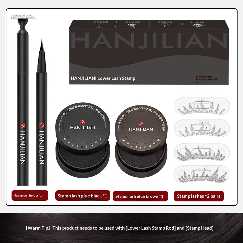 🖊Dual-Ended Lower Lash Stamp & Quick-Dry Eyeliner Pen