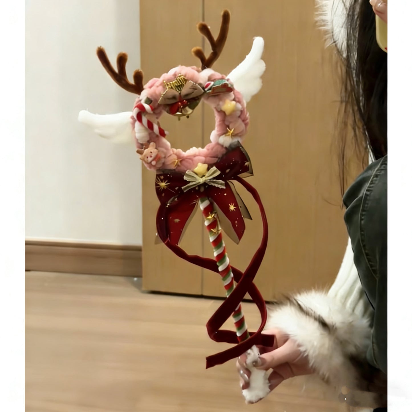 🎄Christmas Pipe Cleaner Magic Wand & Reindeer DIY Craft Kit
