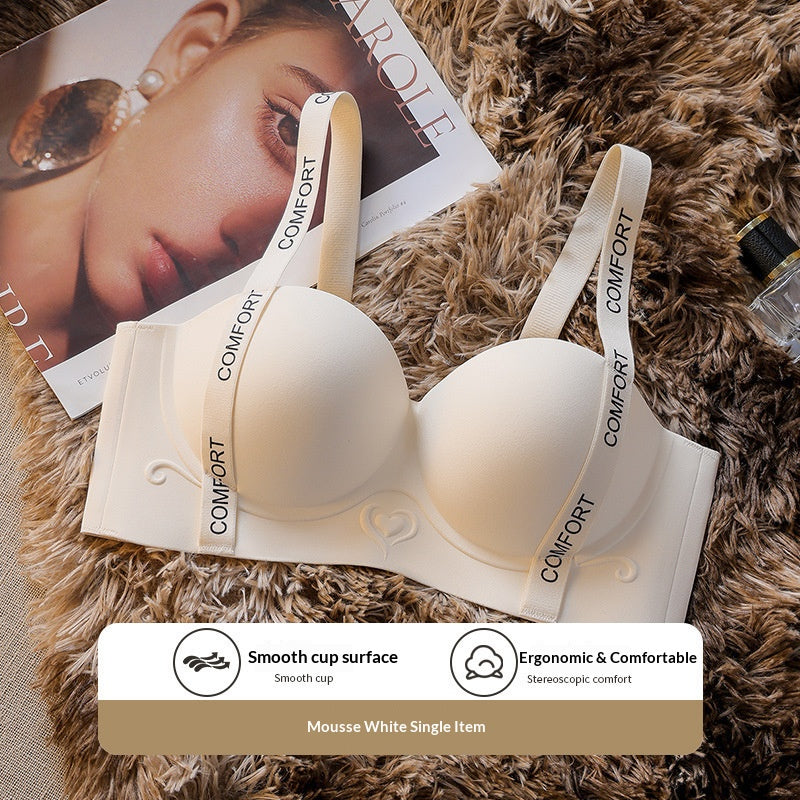 👙 4cmリフト シームレスワイヤレスブラ