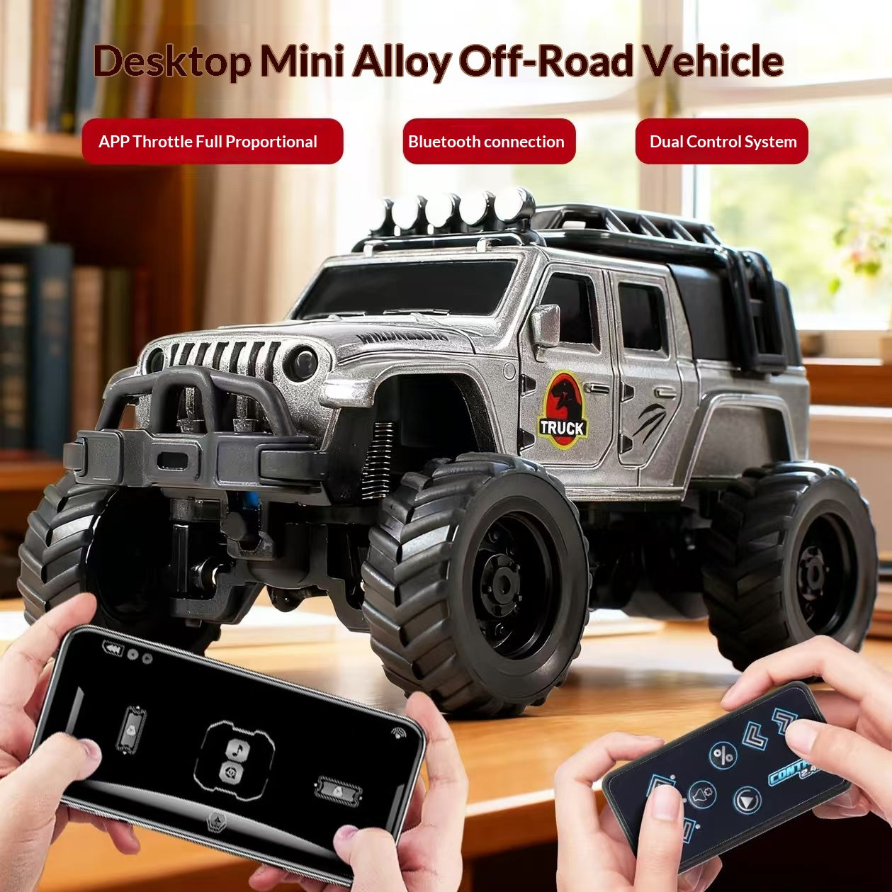 🏁 1:64 Monster Hummer Off-Road RC Car – Speed, Power & Smart Control!