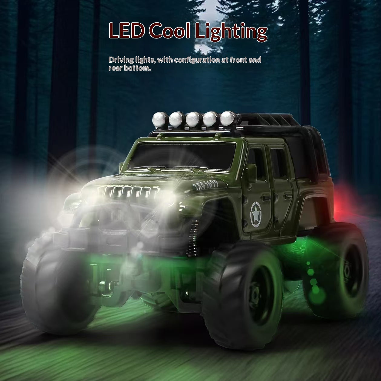 🏁 1:64 Monster Hummer Off-Road RC Car – Speed, Power & Smart Control!