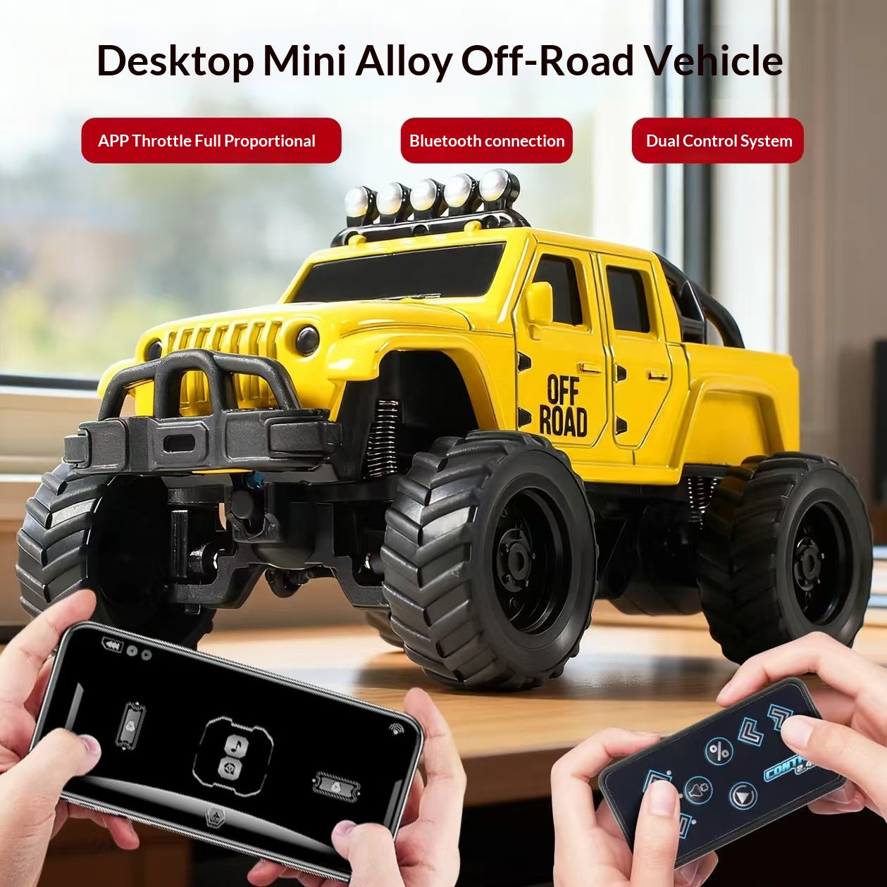 🏁 1:64 Monster Hummer Off-Road RC Car – Speed, Power & Smart Control!