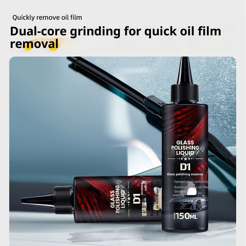 Autoglaspolijstvloeistof – Verbeterde ceriumoxideformule, verwijdert oliefilm, watervlekken en kleine krasjes