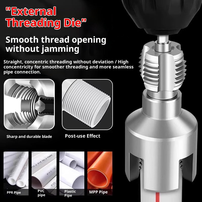 DIY配管に必須のパイプねじ切り工具 1/2'' &amp; 3/4'' 