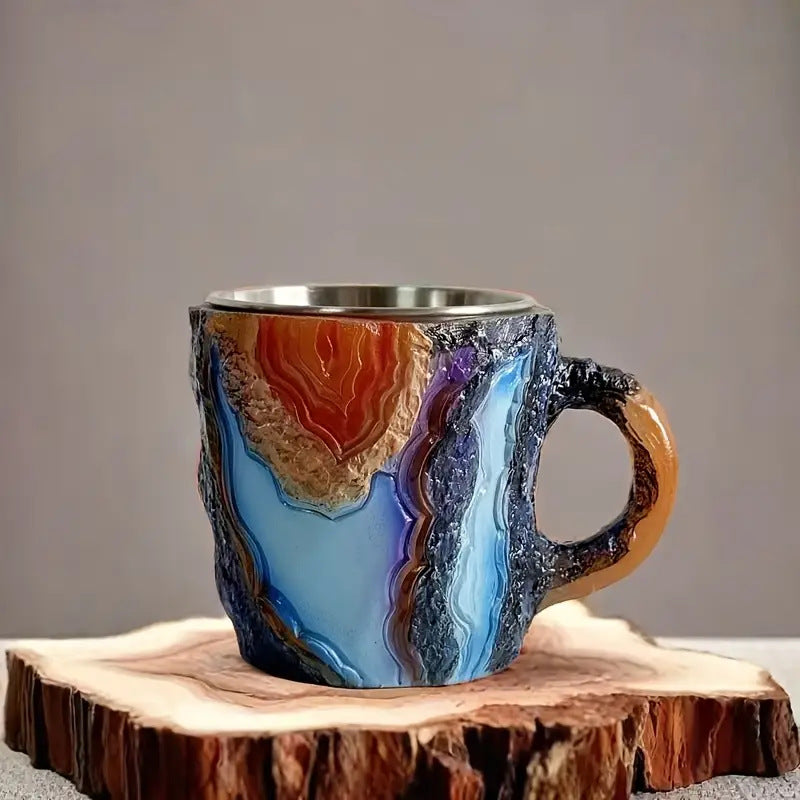 🔥2025 ホットセール✨️ 新しいミネラルクリスタルコーヒーマグ☕ 