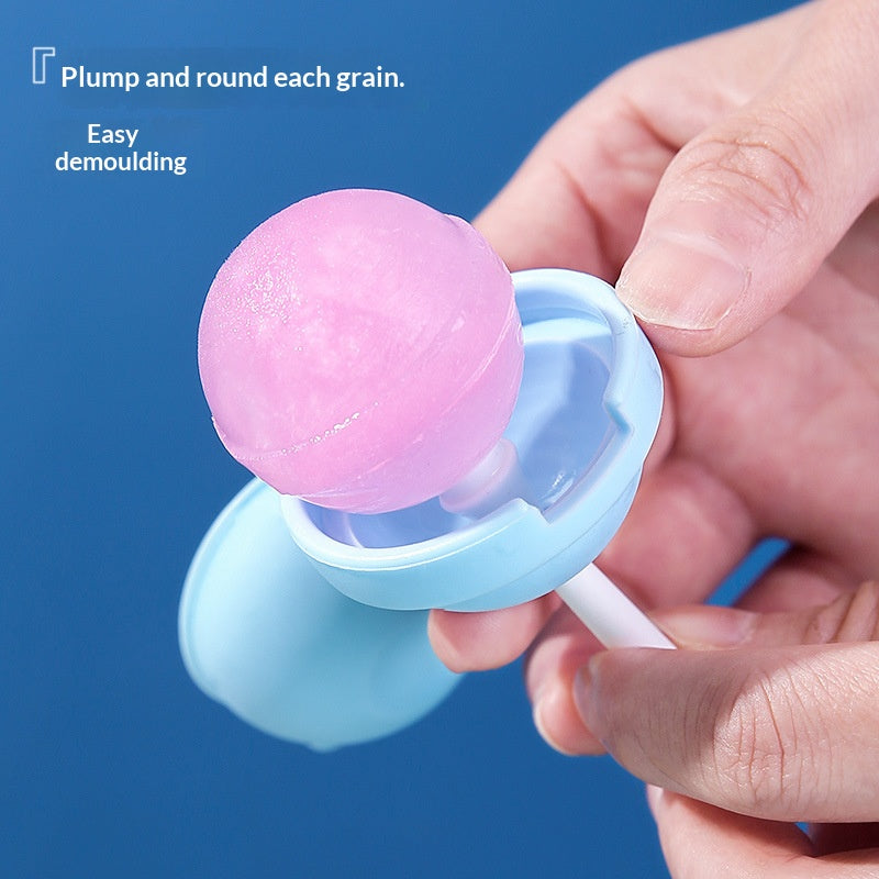 🍭クリエイティブなロリポップアイスボールアイスキャンディー型 – 食品グレードシリコン、子供と大人のためのDIYフローズントリートメーカー