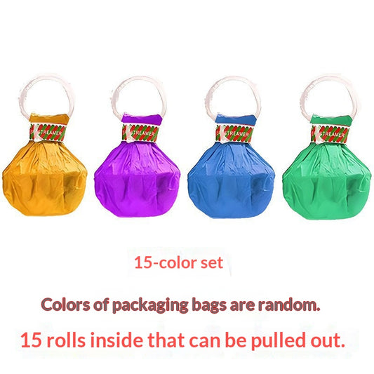 🎉 Hand-Thrown Streamers & Celebration Confetti Cannon