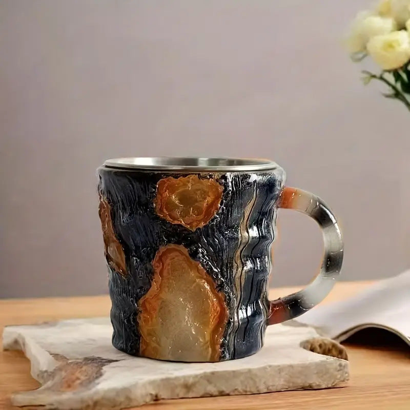 🔥2025 ホットセール✨️ 新しいミネラルクリスタルコーヒーマグ☕ 